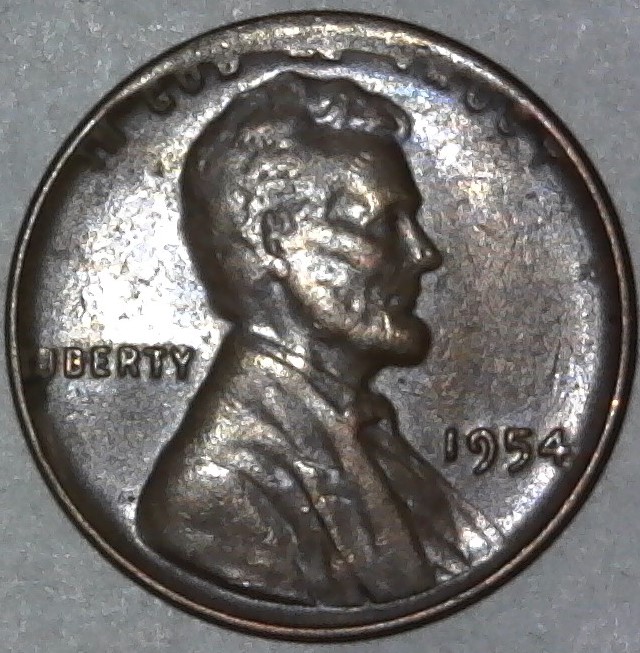 1954-P-Wheat-Cent-With-Thin-Tapered-Planchet-Or-PSD?-Weights-2.8-Grams
